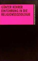 Günter Kehrer: Einführung in die Religio Günter Kehrer: Einführung in die Religio