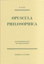 Opuscula Philosophica