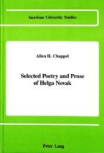 Novak, Helga M.: Selected Poetry and Pro