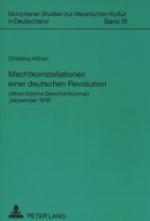 Machtkonstellationen einer deutschen Revolution