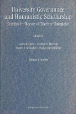 University Governance and Humanistic Scholarship. Volume 1
