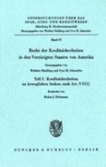 Recht der Kreditsicherheiten in den Vereinigten Staaten von Amerika