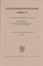 Literaturwissenschaftliches Jahrbuch.27.Band (1986)