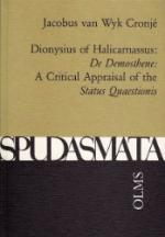 Dionysius of Halicarnassus: 'De Demosthene'