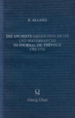 Die Angriffe gegen Descartes und Malebranche im Journal de Trévoux 1701-1715