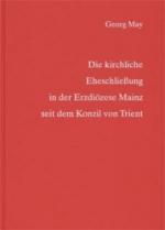 Georg May: Die kirchliche Eheschließung Georg May: Die kirchliche Eheschließung