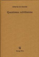 Questiones subtilissime in libros Aristotelis de celo et mundo