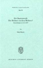 Erhard Kausch: Der Staatsanwalt. Ein Ric
