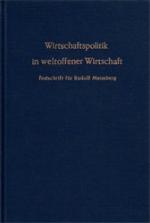 Wirtschaftspolitik in weltoffener Wirtschaft