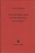 Geschichte des Instrumentalkonzerts bis auf die Gegenwart