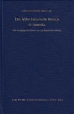 Der frühe historische Roman in Amerika