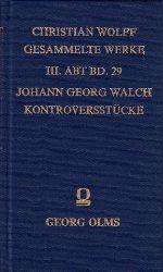 Walch, Johann Georg: Kontroversstücke ge