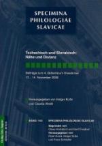 Tschechisch und Slovakisch: Nähe und Distanz