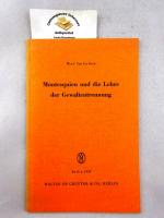 Montesquieu und die Lehre der Gewaltentrennung : Vortrag vor der Berliner Juristischen Gesellschaft am 27. Mai 1959. Juristische Gesellschaft zu Berlin: Schriftenreihe der Juristischen Gesellschaft zu Berlin ; H. 1