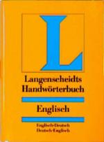 Langenscheidts Handwörterbuch, Englisch