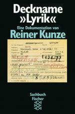 Reiner Kunze: Deckname »Lyrik«: Eine Dok