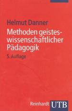 Helmut Danner: Methoden geisteswissensch