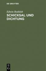 Schicksal und Dichtung: Goethe-Aufsätze