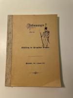 Bestimmungen über die Bekleidung der Herzoglichen Truppen. Wiesbaden, den 1. Januar 1862.