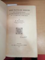 The Taylor Series: An Introduction to the Theory of Functions of a Complex Variable