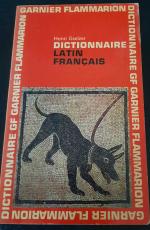 Dictionnaire -Latin - Francais