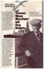 Thomas Mann: Meerfahrt mit Don Quijote :