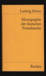 Monographie der deutschen Postschnecke/Skizze, Aufsätze, Reisebilder