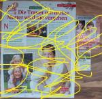 Sarah Biasini (Tochter v. Romy Schneider):  Zeitschriften-Interview u. 2 Zeitschriften-Clippings, Presse Clippings, Pressematerial