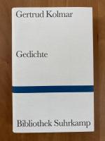 Gertrud Kolmar: Gedichte. Bibliothek Suh