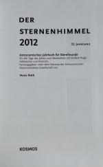 Hans Roth: Der Sternenhimmel 2012 - Astr