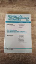 Zeitschrift für Literaturwissenschaft und Linguistik. Dezember 2003. Jahrgang 33. Heft 132