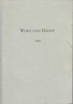 Wort und Dienst. Jahrbuch der Kirchlichen Hochschule Bethel. 22. Band.