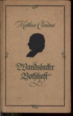 Wandsbecker Botschaft. Gedichte. Lieder. Gedanken.