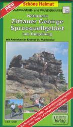 Wanderkarte Naturpark Zittauer Gebirge, 