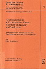 Peter Gitschmann: Alterssozialpolitik au Peter Gitschmann: Alterssozialpolitik au