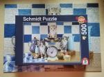 Schmidt Puzzle 500 Teile - Katzen in der