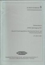 Schriftenreihe 8 - GMSG Gesellschaft Mus Schriftenreihe 8 - GMSG Gesellschaft Mus