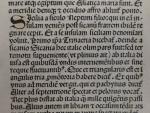 Schedel.-: Tercia etas mundi. Textblatt 