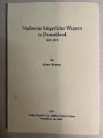 Nachweise bürgerlicher Wappen in Deutschland 1937-1973.