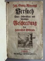 Altmann, Johann Georg: Versuch einer his