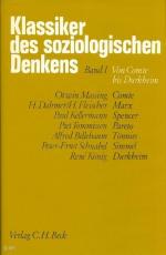 Käsler, Dirk (Hrsg.): Klassiker des sozi Käsler, Dirk (Hrsg.): Klassiker des sozi