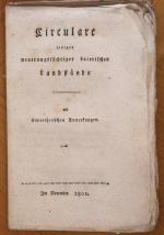 Circulare einiger neuerungssüchtiger bai