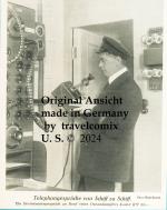 "Telephongespräche von Schiff zu Schiff - 3 Minuten 80 RM" 1928