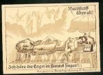 01523; Rundfunk überall ! Ich höre die Engel im Himmel singen.