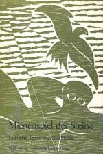 Otti Pfeiffer. Mienenspiel der Steine. Lyrische Texte. Aus: Kleine Reihe Lyrik und Prosa.