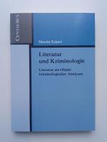 Eckert, Martin -: Literatur und Kriminol Eckert, Martin -: Literatur und Kriminol