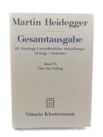Martin Heidegger: Martin Heidegger Gesam Martin Heidegger: Martin Heidegger Gesam