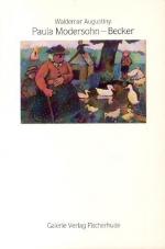 Augustiny, Waldemar -: Paula Modersohn-B Augustiny, Waldemar -: Paula Modersohn-B