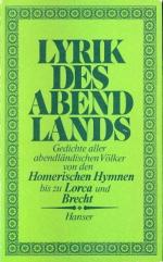 Britting, Georg [Hrsg] -: Lyrik des Aben