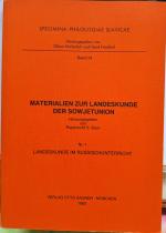 Landeskunde im Russischunterricht - Materialien zur Landeskunde der Sowjetunion